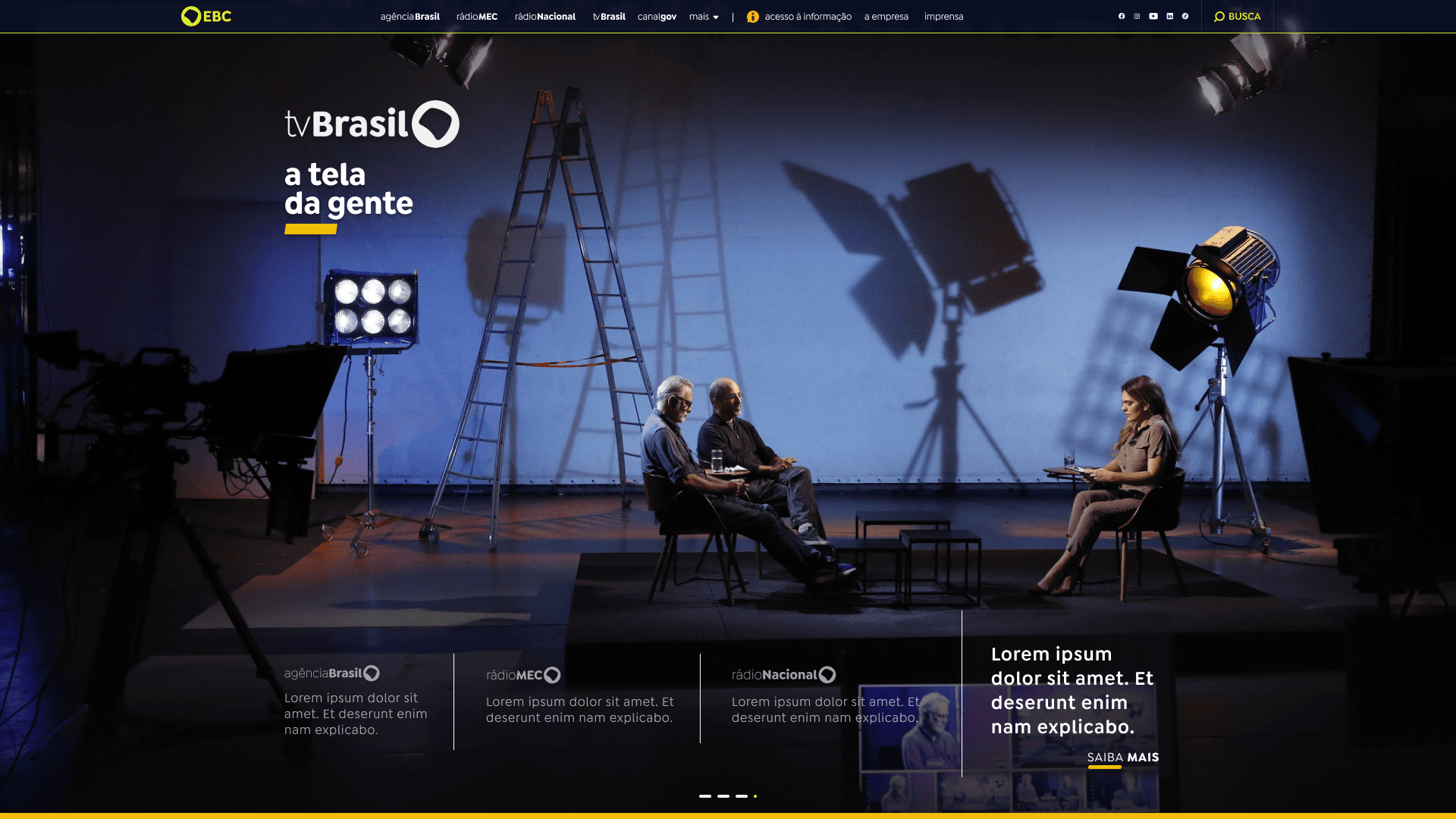 Preview of EBC website project